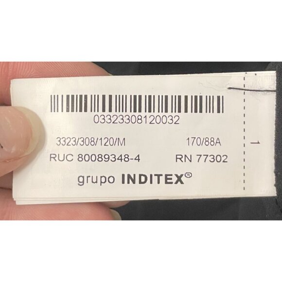 Zara Womens Long Foulard Print Dress M Medium Multicolor Scarf 3323/308 NWT - Picture 7 of 16